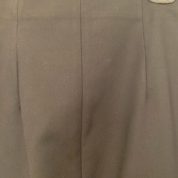 Zara black neoprene like black skirt - Picture 10 of 10